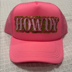 Pink 'Howdy' Trucker Hat